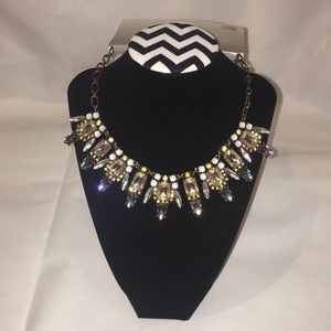 Faux stone statement necklace